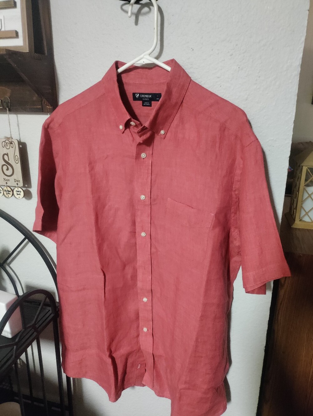 Men's Daniel Cremieux Short Sleeved Shirt Size Large